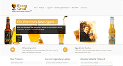Desktop Screenshot of honeygrail.com